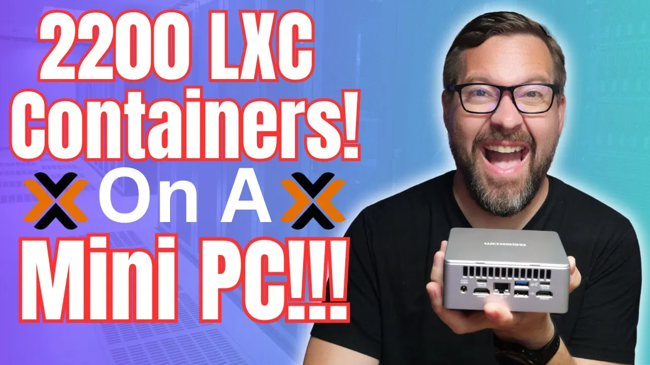 2200 LXC Containers on a Mini PC!