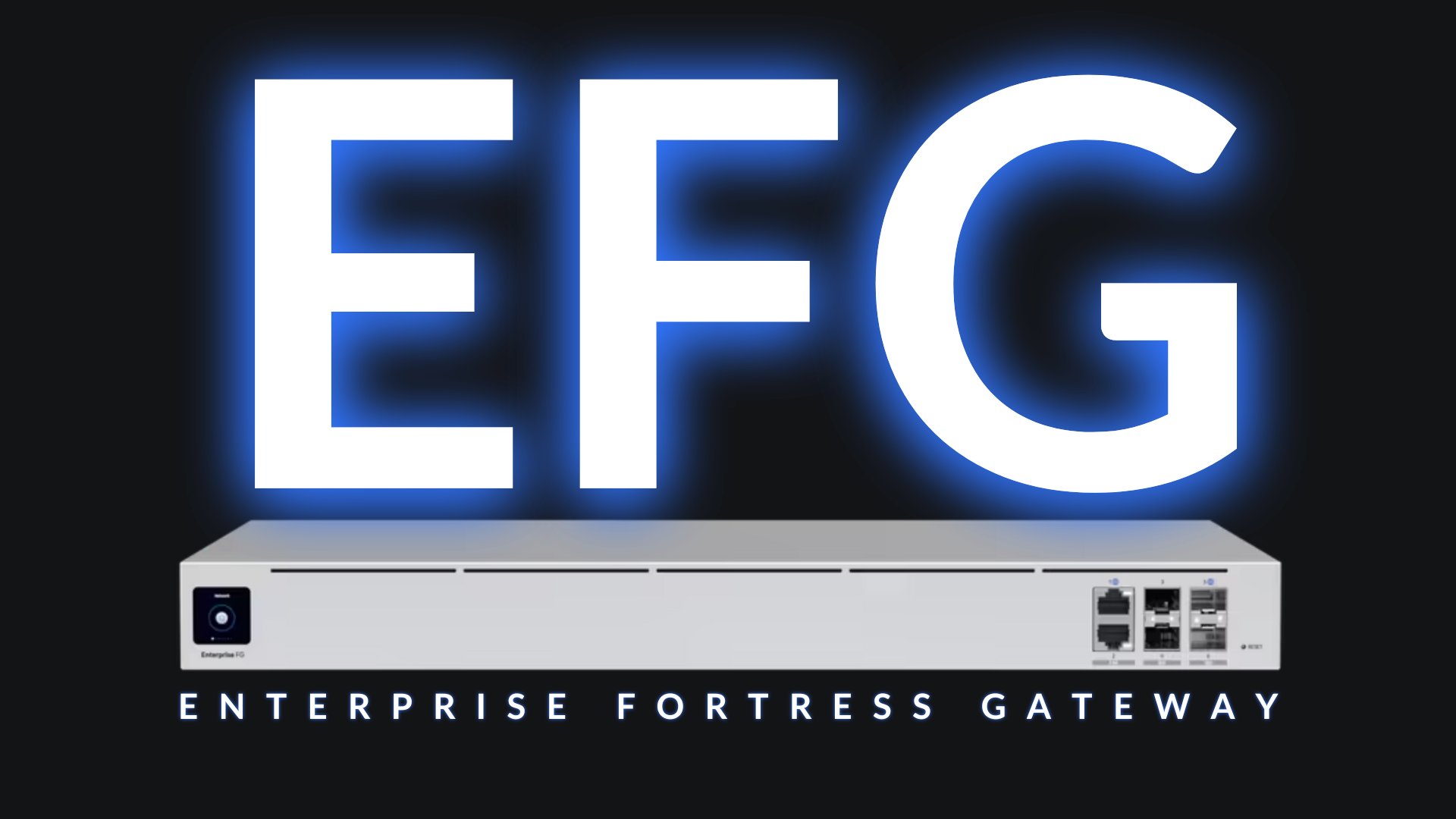 UniFi Unifi Enterprise Fortress Gateway and Mobile Router Industrial